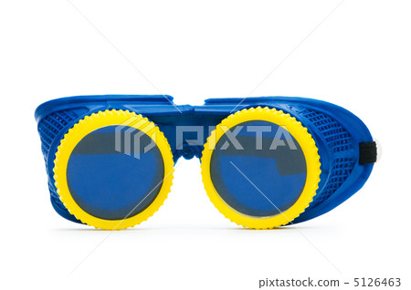 Protective goggles isolated on the white background Protective goggles isolated on the white background 5126463
