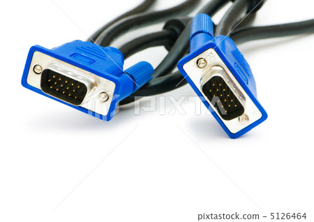 COM cable isolated on white COM cable isolated on white 5126464