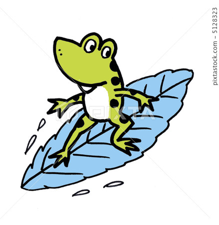 Frog surfing Frog surfing 5128323