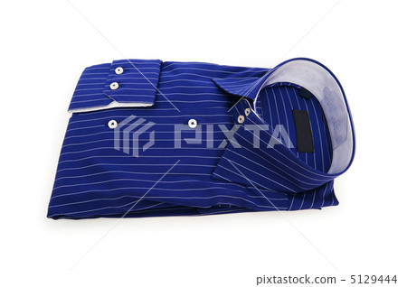 Blue shirt isolated on the white background 5129444