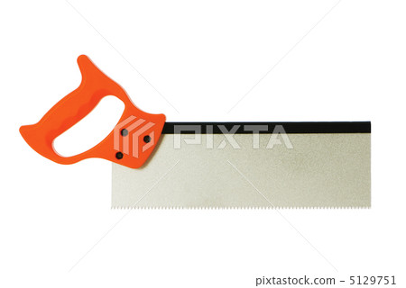 Hand saw isolated on the white background Hand saw isolated on the white background 5129751