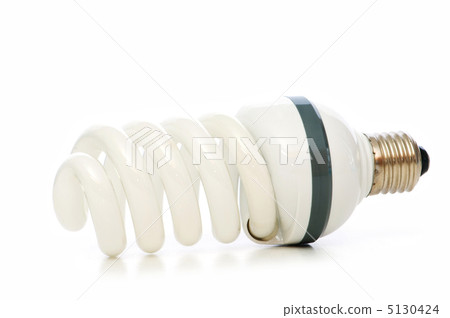 Energy saving lamp isolated on the white background Energy saving lamp isolated on the white background 5130424