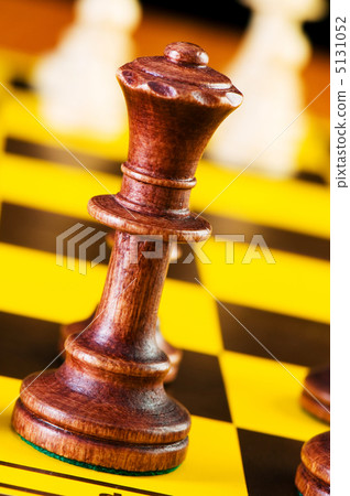 Chess concept with pieces on the board 5131052