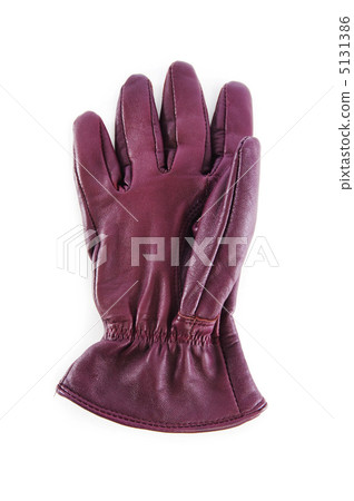 Leather gloves isolated on the white background Leather gloves isolated on the white background 5131386