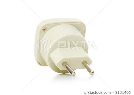 Electric adaptor isolated on the white background Electric adaptor isolated on the white background 5131405