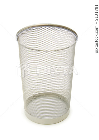 Garbage bin isolated on the white background 5131781