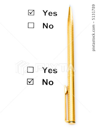 Check boxes and pen isolated on the white Check boxes and pen isolated on the white 5131789