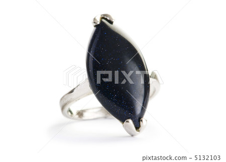 Jewellery ring isolated on the white background 5132103