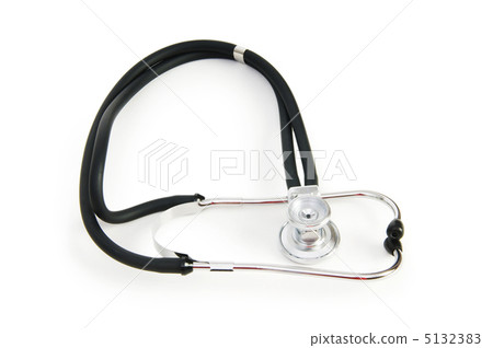 Medical stethoscope isolated on the white background Medical stethoscope isolated on the white background 5132383