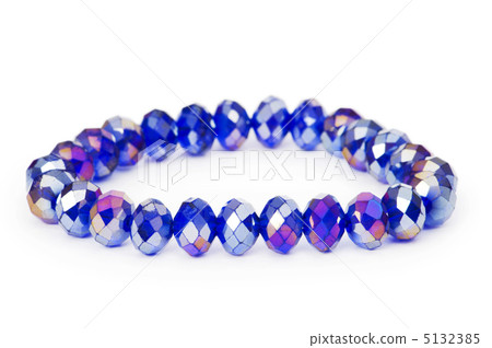 Purple bracelet isolated on the white background Purple bracelet isolated on the white background 5132385