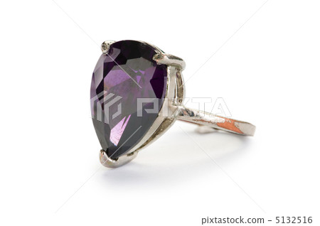 Jewellery ring isolated on the white background 5132516