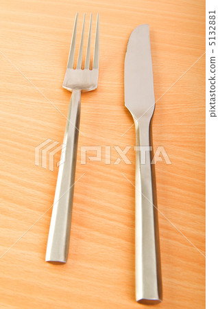 Table utensils on the wooden table Table utensils on the wooden table 5132881