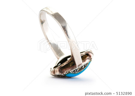 Jewellery ring isolated on the white background Jewellery ring isolated on the white background 5132890