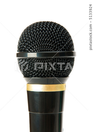 Audio microphone isolated on the white background Audio microphone isolated on the white background 5133924