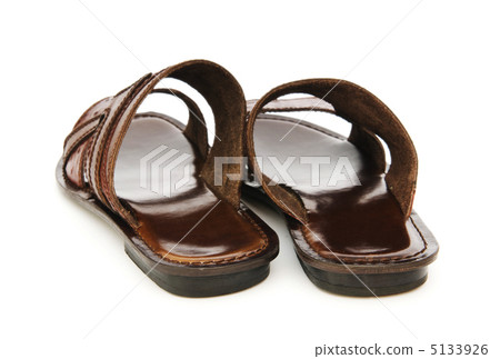 Summer shoes isolated on the white background Summer shoes isolated on the white background 5133926