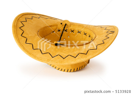 Cowboy hat isolated on the white background 5133928