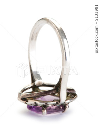 Jewellery ring isolated on the white background Jewellery ring isolated on the white background 5133981