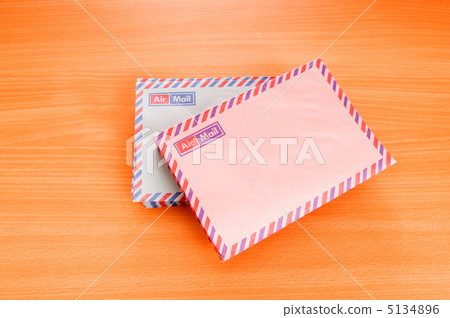 Mail concept with many envelopes on the table 5134896