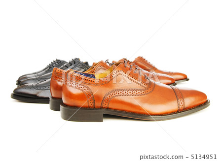 Male shoes isolated on the white background Male shoes isolated on the white background 5134951