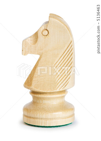 Chess figure isolated on the white background Chess figure isolated on the white background 5136463