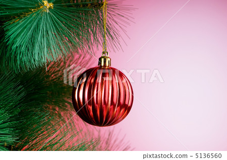 Christmas decoration on the tree - holiday concept Christmas decoration on the tree - holiday concept 5136560