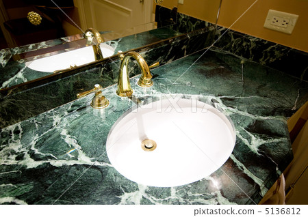 Interior of the room - Sink in the bathroom Interior of the room - Sink in the bathroom 5136812