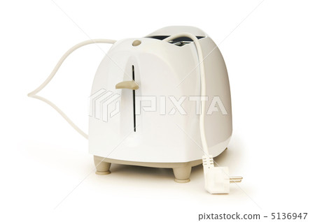 Bread toaster isolated on the white background Bread toaster isolated on the white background 5136947