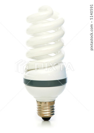 Energy saving lamp isolated on the white background Energy saving lamp isolated on the white background 5140591