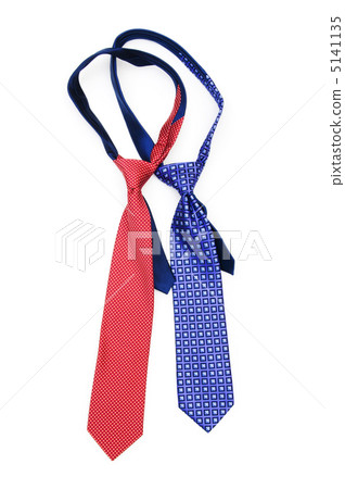 Silk tie isolated on the white background 5141135