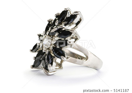 Jewellery ring isolated on the white background Jewellery ring isolated on the white background 5141187