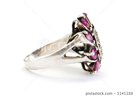 Jewellery ring isolated on the white background Jewellery ring isolated on the white background 5141188