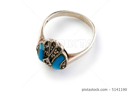 Jewellery ring isolated on the white background Jewellery ring isolated on the white background 5141190