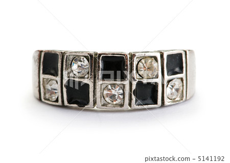 Jewellery ring isolated on the white background Jewellery ring isolated on the white background 5141192