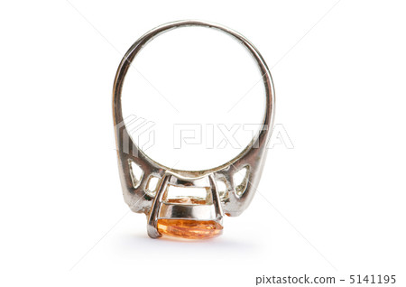 Jewellery ring isolated on the white background Jewellery ring isolated on the white background 5141195