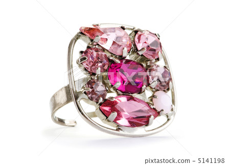 Jewellery ring isolated on the white background Jewellery ring isolated on the white background 5141198