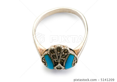 Jewellery ring isolated on the white background Jewellery ring isolated on the white background 5141209