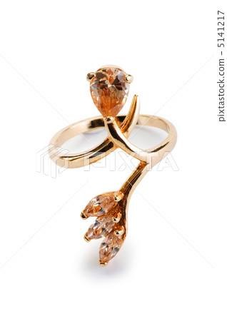 Jewellery ring isolated on the white background Jewellery ring isolated on the white background 5141217