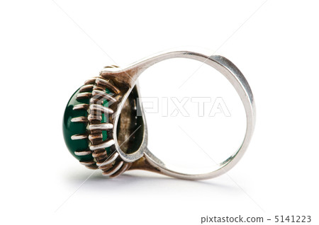 Jewellery ring isolated on the white background 5141223