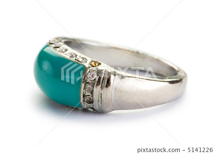 Jewellery ring isolated on the white background 5141226