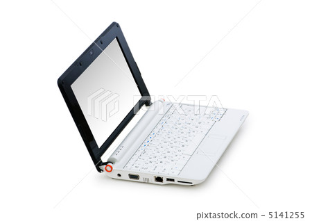 Stylish netbook isolated on the white background Stylish netbook isolated on the white background 5141255