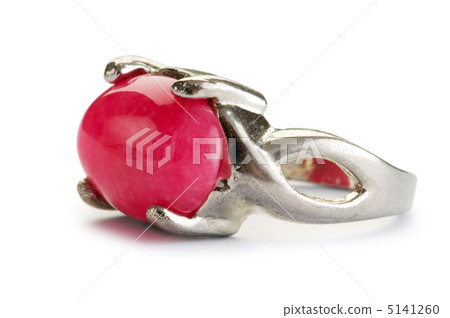 Jewellery ring isolated on the white background Jewellery ring isolated on the white background 5141260