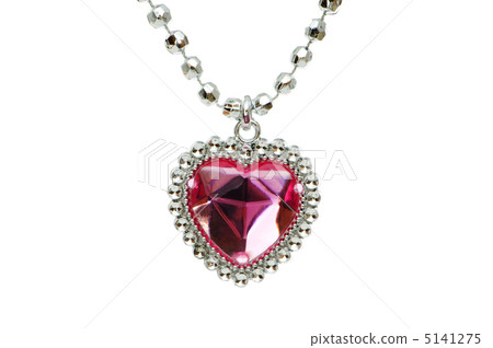Silver pendant isolated on the white background 5141275