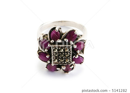 Jewellery ring isolated on the white background Jewellery ring isolated on the white background 5141282