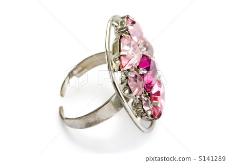 Jewellery ring isolated on the white background Jewellery ring isolated on the white background 5141289