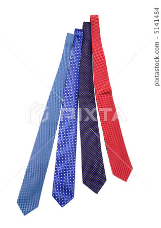 Silk tie isolated on the white background 5141484