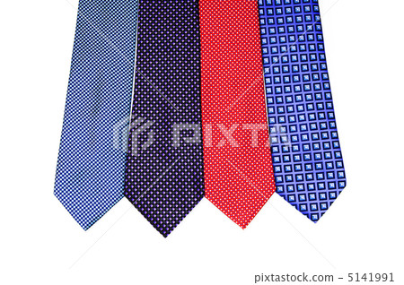 Silk tie isolated on the white background 5141991
