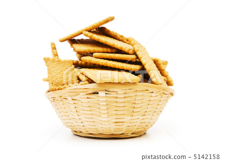 Tasty cookies isolated on the white background Tasty cookies isolated on the white background 5142158