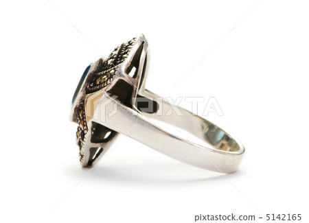Jewellery ring isolated on the white background Jewellery ring isolated on the white background 5142165