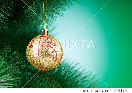 Christmas decoration on the tree - holiday concept Christmas decoration on the tree - holiday concept 5143303
