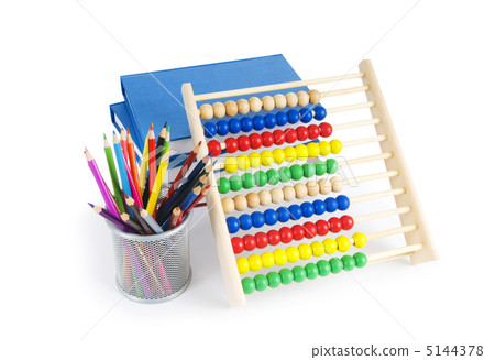 Education concept with pencils, books and abacus 5144378